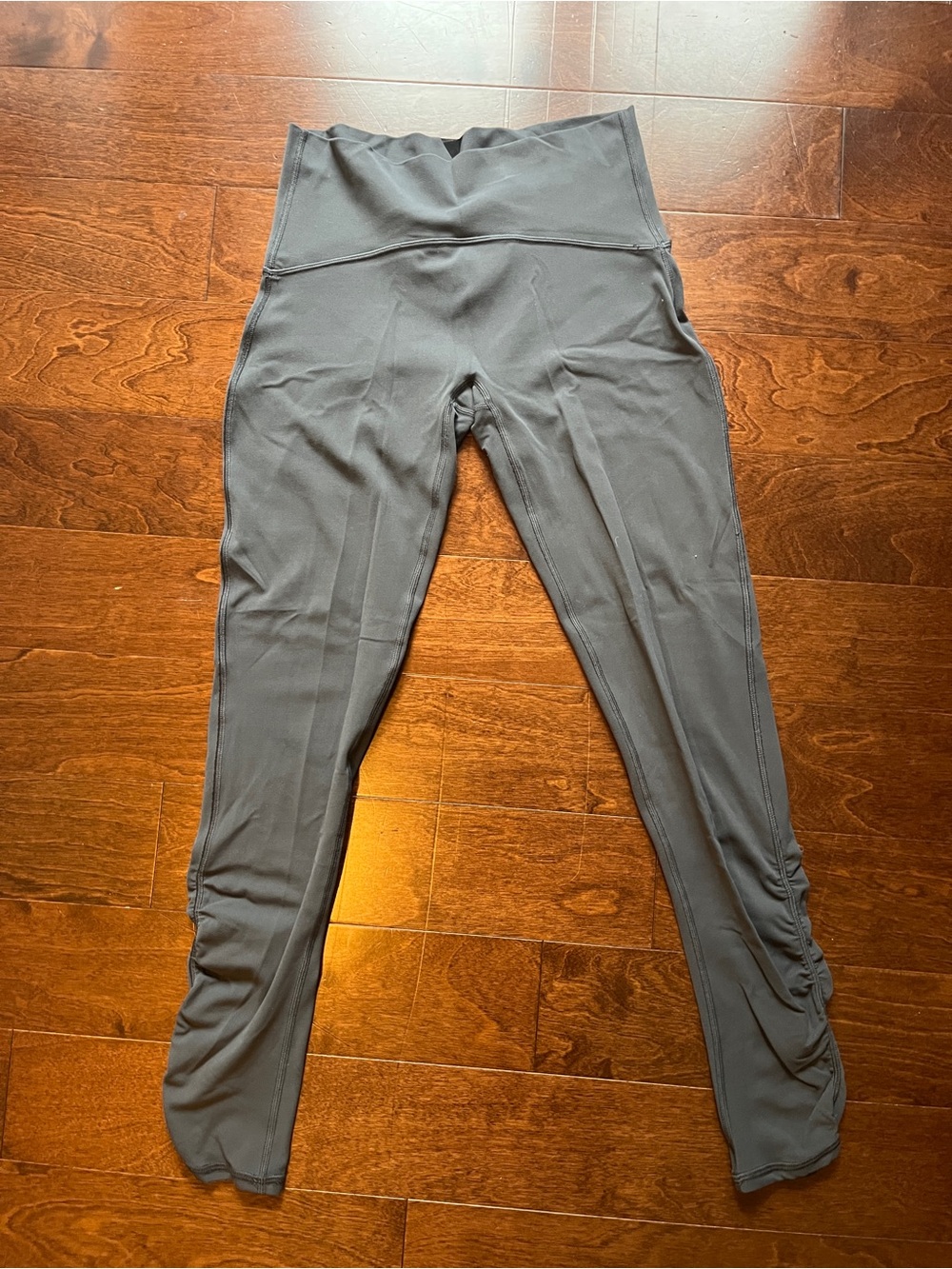 Ivivva Gray Women’s Leggings with Ruched Hem